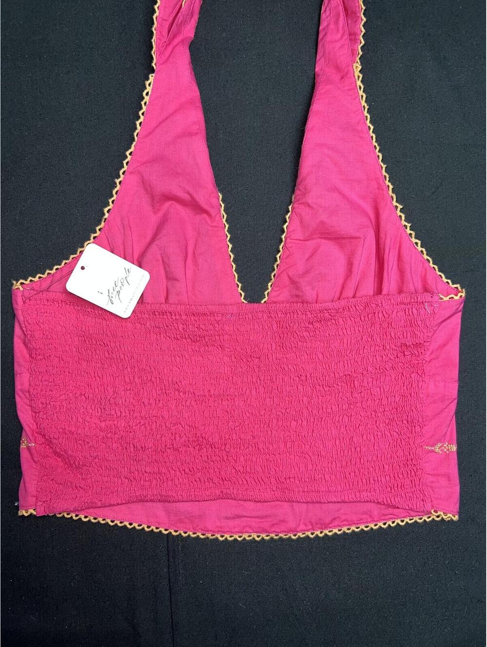 Free People Embroidered pink-Rose top - Picture 9 of 9